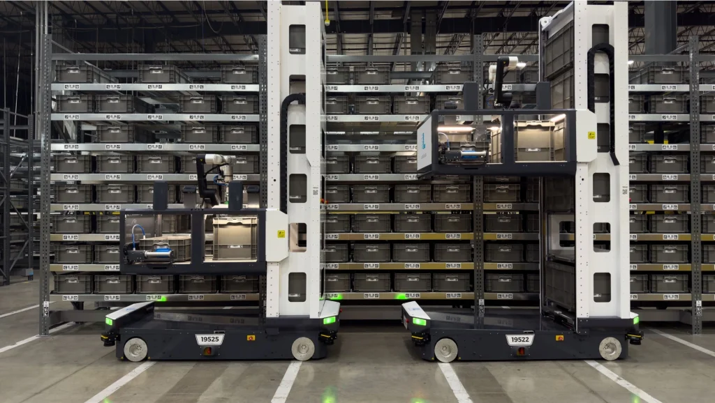 Locus Array deployed against standard racking